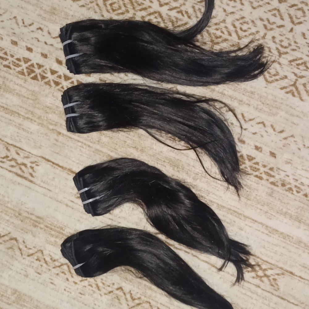4 bundles of real human hair weave